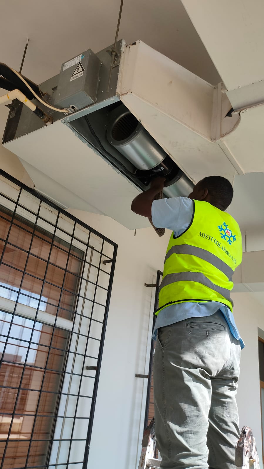 Ductwork installation services in Kenya.
