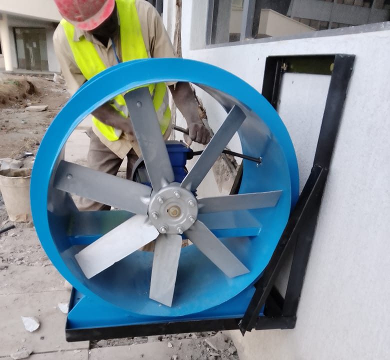Mechanical ventilation installation services in Kenya.