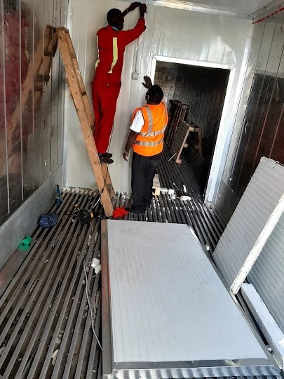 Cold room installation in Nairobi Kenya